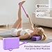Pilates Kit for Women, Home Pilates Equipment Set with Pilates Ring and 2 Balls, 5 Resistance Bands, Yoga Block,Full Body Core & Flexibility Training,14-in-1 Portable Durable at Home Pilates(Purple）