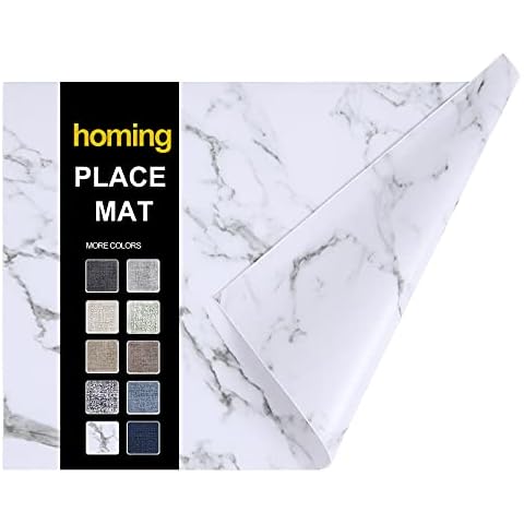 Homing Faux Leather Placemats Set of 6 Cover