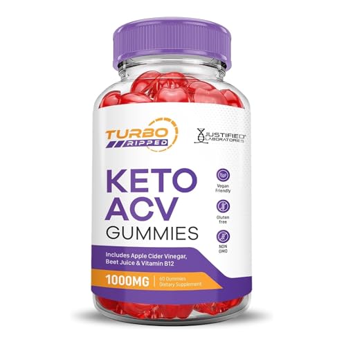 Justified Laboratories Turbo Ripped Keto ACV Gummies (1000 mg) -