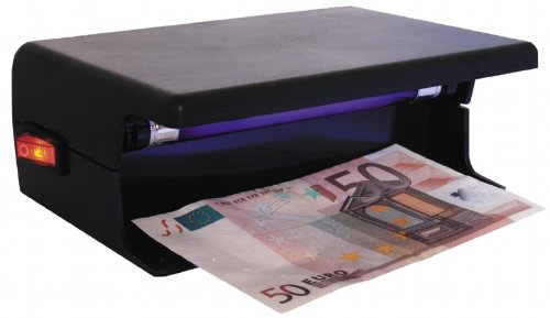 Preisvergleich Produktbild Geldscheinprüfer für 230V Tischgerät mit UV-Neonlampe, Geldscheinprüfgerät