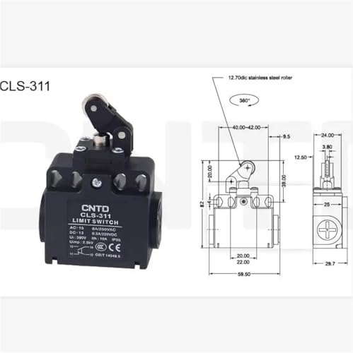 Micro-interrupteur de fin de course CLS-311 haute précision pour équipement industriel de pointe - 3
