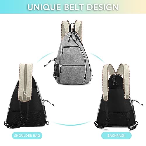 Tomshin Pickleball mochila ajustável estilingue saco de raquete de tênis para pickleball tênis badmi