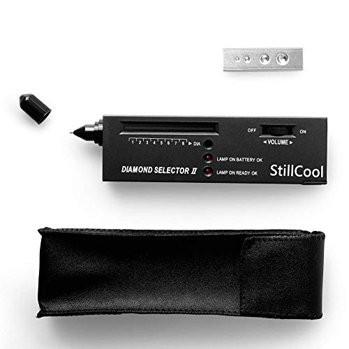 Stillcool Diamond Tester, High Accuracy Diamond Tester Pen, Diamond Tester Professional, Diamond Detector Gem Tester Gemstone Gemstone Tester, Black #TOP1
