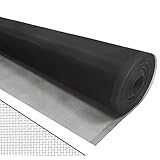 36In x 100Ft Aluminum Window Screen Mesh, High-Strength Replacement Window Screens for Decks, Porches, Pools Screen, Insect Screen Door Mesh, Corrosion-Resistant, Easy to Clean, Black