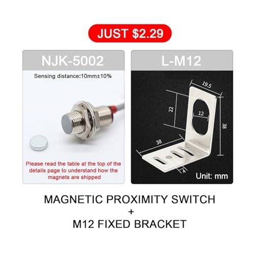 Interrupteur magnétique M8 M12 24V à induction de pôle précise