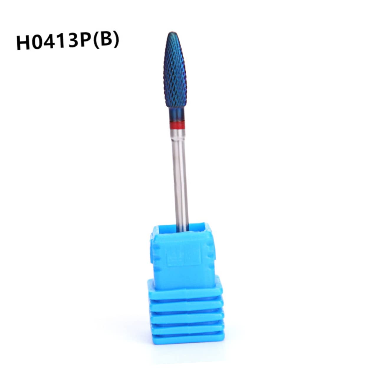 Healeved 2pezzi Punta Per Trapano Unghie Acciaio Tungsteno Strumento Di Lucidatura Per Nail Art Testa Di Macinazione Resistente e Compatta Per Unghie e Morta Per Manicure e Pedicure