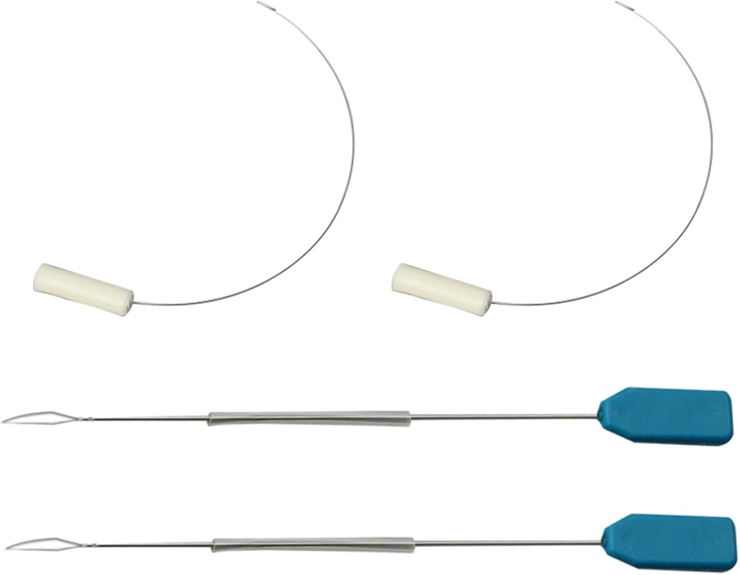 OTAIVE 4Pcs Needle Threader Automatic Threader Sewing Machine Needle