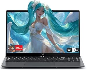 Tivique 2026 15.6 Inch Laptop with AMD Ryzen 7430U Processor up to 4.3GHz