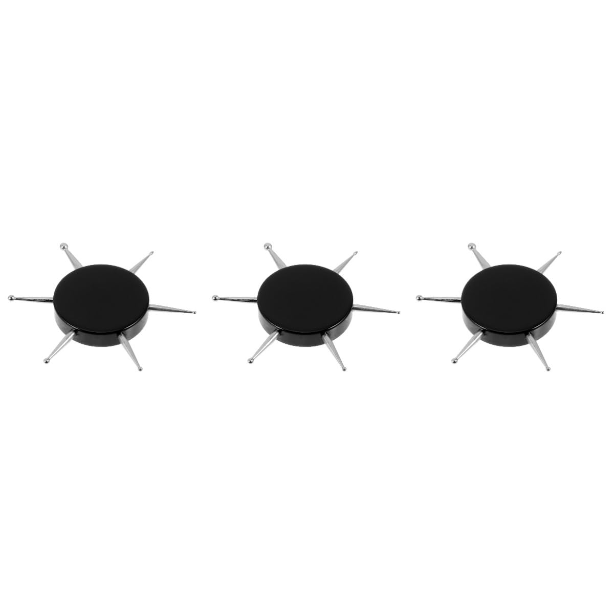 Outanaya 3pcs Gel Nail Art Pens Circular Dotting Tool by Dotting Tool for Nail Art Manicure Supplies Pen Tips