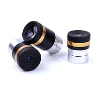Set Oculari Skyoptikst 1.25'' – 4mm, 10mm, 23mm – Grandangolari 62° HD Con Trattamento Multistrato