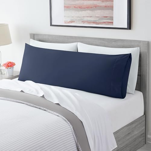 Mellanni Pillow Case - 1 PC Iconic Collection Pillowcases - Hotel Luxury, Extra Soft, Cooling Pillow Cover - Envelope Closure - Wrinkle, Fade, Stain Resistant (Body 20" x 54", Brick Red)