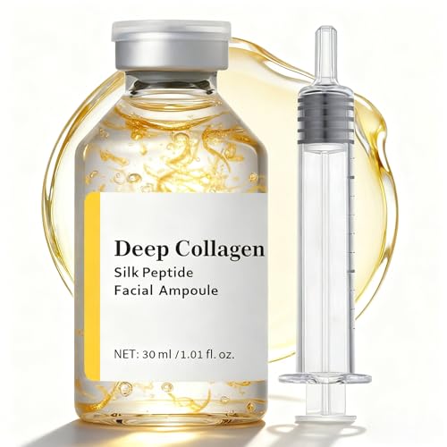 Silk Peptide Intensive Lifting Ampoule | Korean Skincare Anti Aging Serum For Women | Peptide Serum For Tightening & Firming | Hydration Micro Infusion System For Face, Skin Care Gift Sets For Women