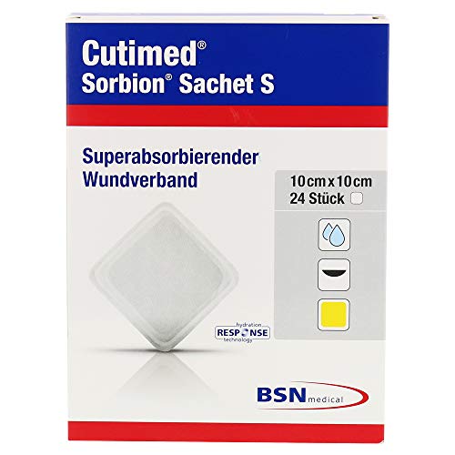SORBION Cutimed Sachet S Wundauflage 10x10 cm 24 St