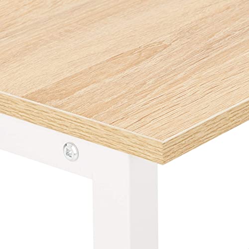 Amazon Basics L-Shape Office Corner Desk, 55-Inch, Natural #TOP3
