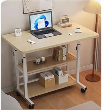 移動式テーブル キャスター付き RAKU サイドテーブル 昇降式 キャスター付き 高さ無段階調節 高