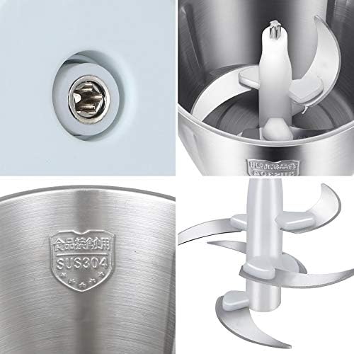 Electric Meat Grinder Household Stainless Steel Chopper Multi-function Meat Slicer 3L Blender Easy Kitchen