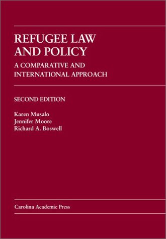 Refugee Law and Policy : A Comparative and Inte... 0890891141 Book Cover