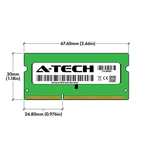 A-Tech 4Gb (2X2Gb) Ddr3 1600Mhz Pc3-12800 Cl11 Sodimm 204-Pin Non-Ecc So-Dimm Laptop, Notebook Ram Memory Modules #TOP6