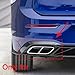Car Rear Exhaust Pipe Muffler Tip Cover Trim For Golf 8 MK8 Accessories 2020 2021 Rear End Components