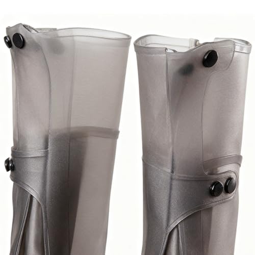 Cubrezapatos impermeables de silicona reforzada para botas de lluvia de viaje 7