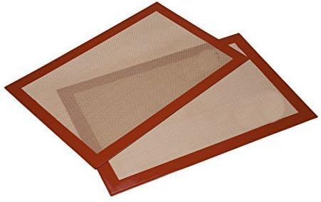 Ziaon (TM) Premium Non-Stick Silicone Baking Mat 2 Pack (42 * 28 cm) (40 Quart)
