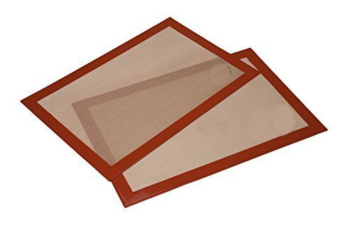 Ziaon (TM) Premium Non-Stick Silicone Baking Mat 2 Pack (42 * 28 cm) (40 Quart)