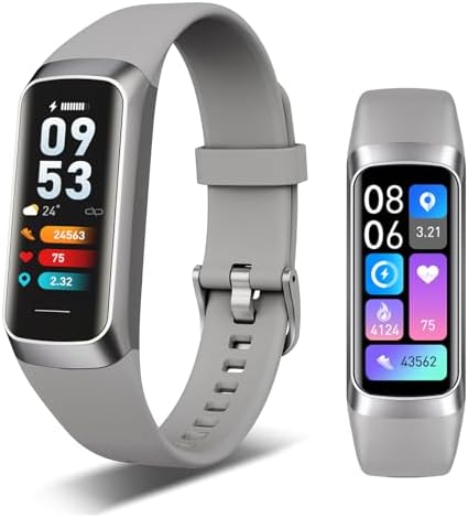 Fitness Tracker, 24/7 Heart Rate Blood Oxygen Blood Pressure Body...