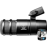 Audio-Technica AT2040 Hypercardioid Dynamic Podcast Microphone Bundle with 2 YR CPS Enhanced Protection Pack