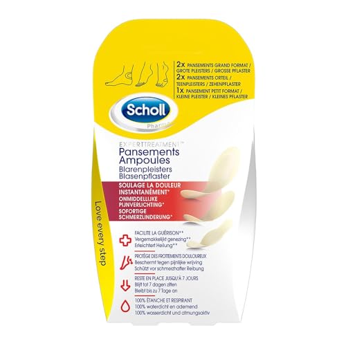 Scholl Apósitos Ampollas Talón y Punta Varios Tamaños 5 Apósitos
