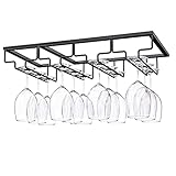 wandregal glas halterung 【Geeignet für mehrere Arten von Glas】Verschiedene Größen von Gläsern unterschiedliche Lagermenge, kann jedes Rack Halten Gläser mit der Basis von 4 to 8.9 cm, geeignet für eine Vielzahl von Glastypen wie Bordeaux, Champagner, Cocktailgläser, etc.