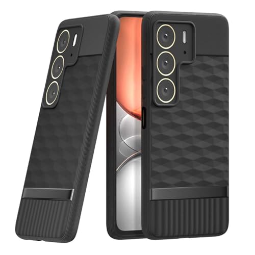 Image of Shockproof Case for Realme C75 4G | Full Camera Protection | TPU Flexible Back Cover for Realme C75 4G (Matte Black)