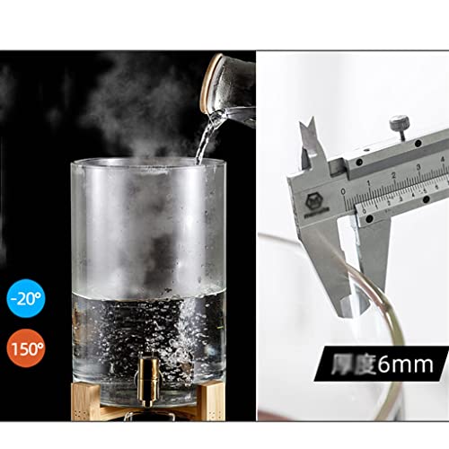 Cold kettle en verre avec robinet la fraîcheur partagée pour vos proches