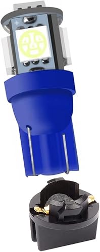 Miniatura 5 de Bombilla LED 194, color azul hielo T10 168 2825 161 5050-5SMD, bombillas de repuesto para cúpula de automóvil, mapa, puerta de lectura, puerta de