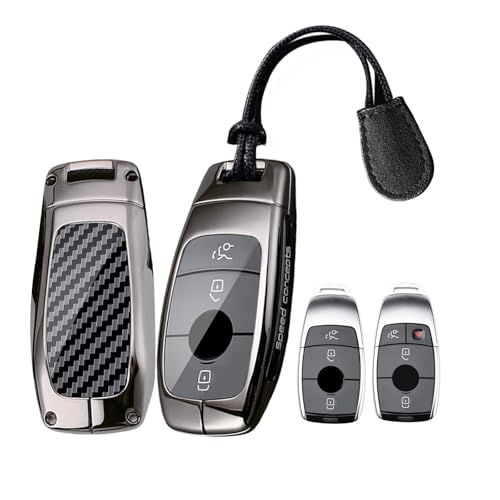 Coque de clé de voiture intelligente Mercedes protection intégrale anti-choc 3/4 boutons
