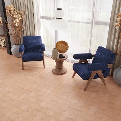 Terracotta 7 x 7 Matte Porcelain Star Tile