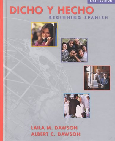 Dicho y Hecho: Beginning Spanish, 6e and Studen... 0471394408 Book Cover
