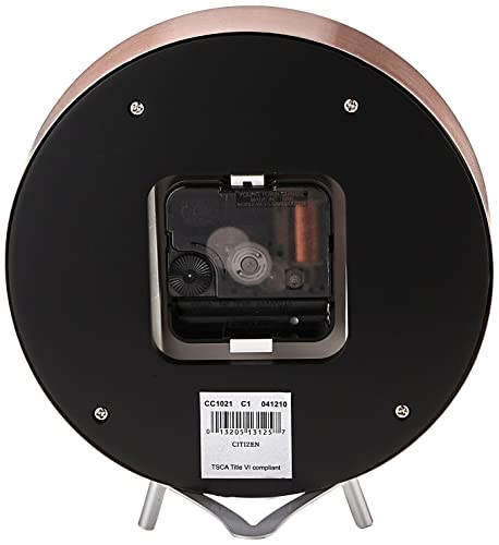 Citizen Relógio decorativo de mesa CC1021, tom dourado rosa