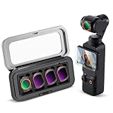 K&F Concept K-Series CPL ND Filter Kit Compatible with DJI OSMO Pocket 3 Creator Combo Accessories, CPL ND16 ND64 ND256 Magnetic Action Camera Neutral Density Polarising Filters HD Optical Glass