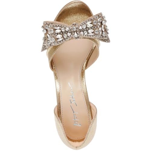 Betsey Johnson Womens Landn Bow Peep-Toe D'Orsay Heels3