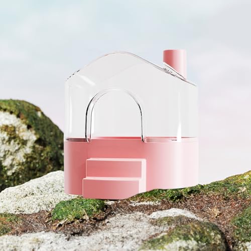 Bac à sable pour hamster transparent - Boîte de nettoyage pour lémings 18,5cm - 8