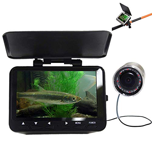 Wired-Fisch-Sucher, LCD-Fischfinder Unterwasser Hohe Auflösung Fisch-Sucher-Kamera-Kit wasserdichte Infrarot-Fisch-Sucher-LED Infrarot-Licht