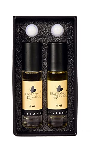 Image of Fragrance & Fashion French Collection Gold Combo Pack: Set of 2-6ml Each Fragrance & Fashion - Indulge in Luxurious French Scents!