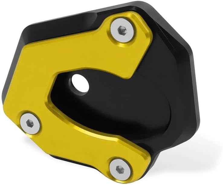 Motorcycle Foot Side Stand Pad For Kawasaki Z650 Z900 Z900RS 2017-2024 Kickstand Enlarger Support Extension Plate(Gold)