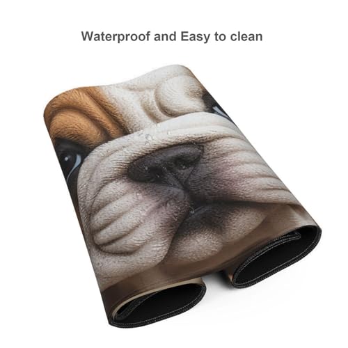Tapis de souris antidérapant grand format pour stabiliser le clavier d'ordinateur - 4