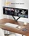 monTEK Dual Monitor Stand for Desk, 17-32 Inch Mechanical Spring Dual Arm, Heavy Duty Steel Adjustable Monitor Mount, Full Motion VESA 75x75/100x100, C-Clamp & Grommet, Holds Up to 20 lbs Each
