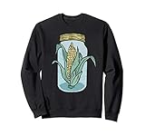 Corn Cob in Vintage Moonshine Jar Funny Corn Liquor Sweatshirt