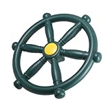 BESPORTBLE Lenkrad Für Außenschaukel Kinder Grünes Spielzeuglenkrad Mit Robustem Kunststoff Einfaches Schaukelzubehör Für Spielplatz Kreatives Piratenschiff Steuerrad Für Außenbereich