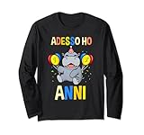 Photo Gallery adesso ho 3 anni ippopotamo compleanno maglia a manica Photo Gallery adesso ho 3 anni ippopotamo compleanno maglia a manica
