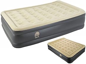 Trendi DELUXE INFLATABLE HIGH RAISED DOUBLE AIR BED MATTRESS AIRBED W BUILT IN ELECTRIC PUMP