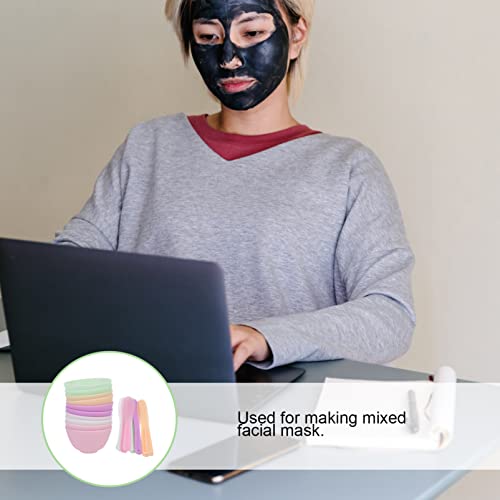Healifty Conjunto de tigelas de mistura de máscara face20 pçs kit de ferramentas de mistura de másca